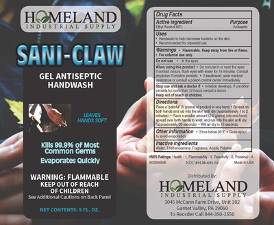 Homeland 6930 Sani-claw 8oz (Homeland 6930 Sani Claw 8oz)